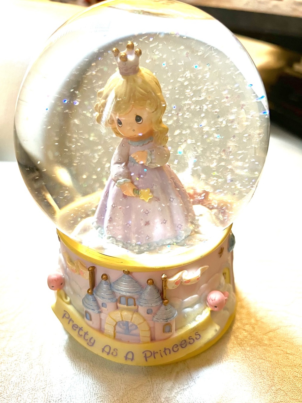 Pretty As A Princess Vintage Snow Globe!